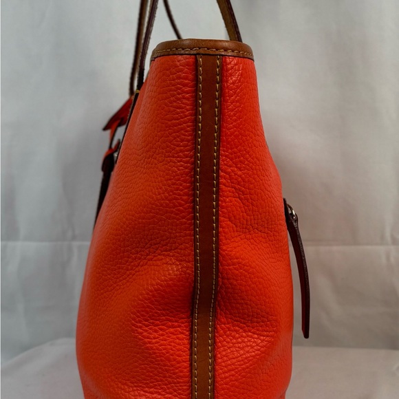 Dooney &‎ bourke orange pebble tote - Picture 6 of 14